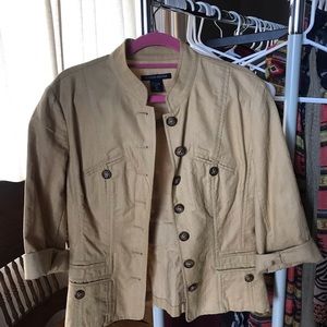 cotton casual blazer